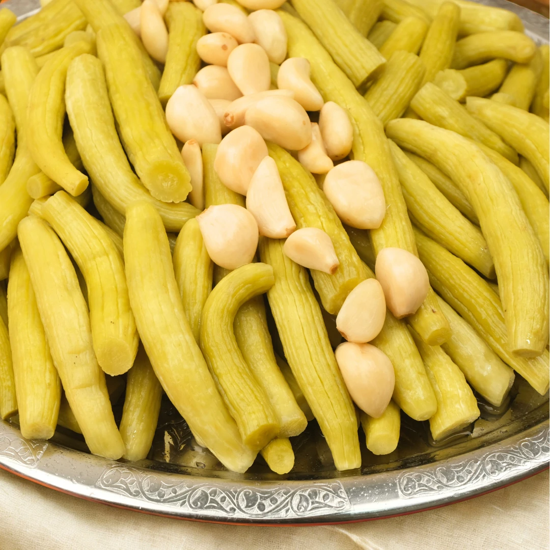 Acur Turşusu 1000cc Cam Kavanoz Ev Yapımı