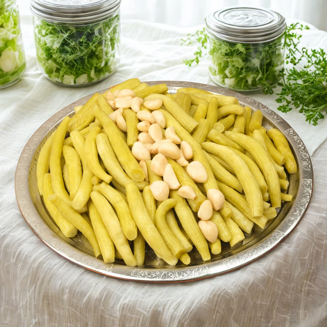 Acur Turşusu 1000cc Cam Kavanoz Ev Yapımı