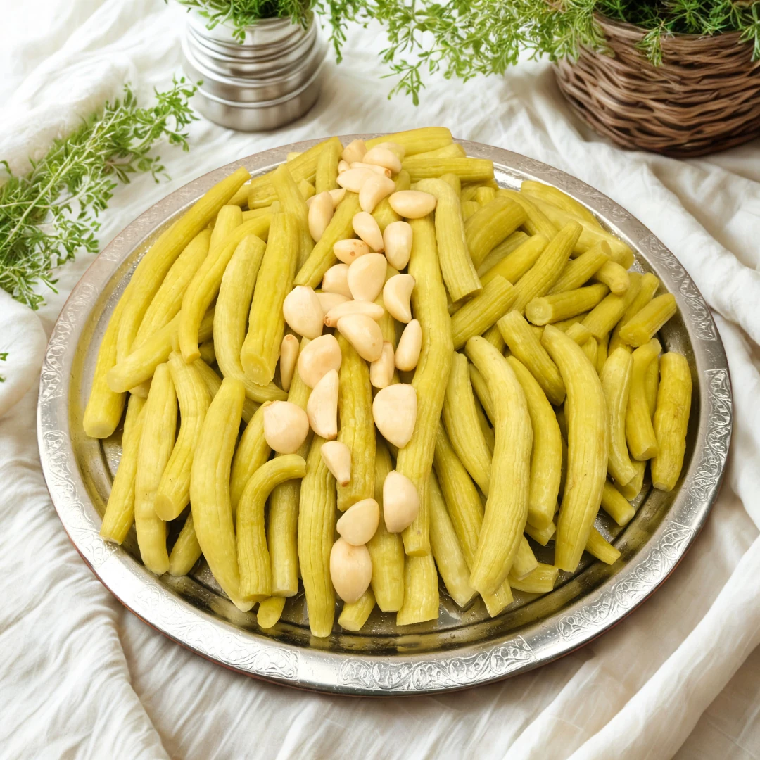 Acur Turşusu 1000cc Cam Kavanoz Ev Yapımı