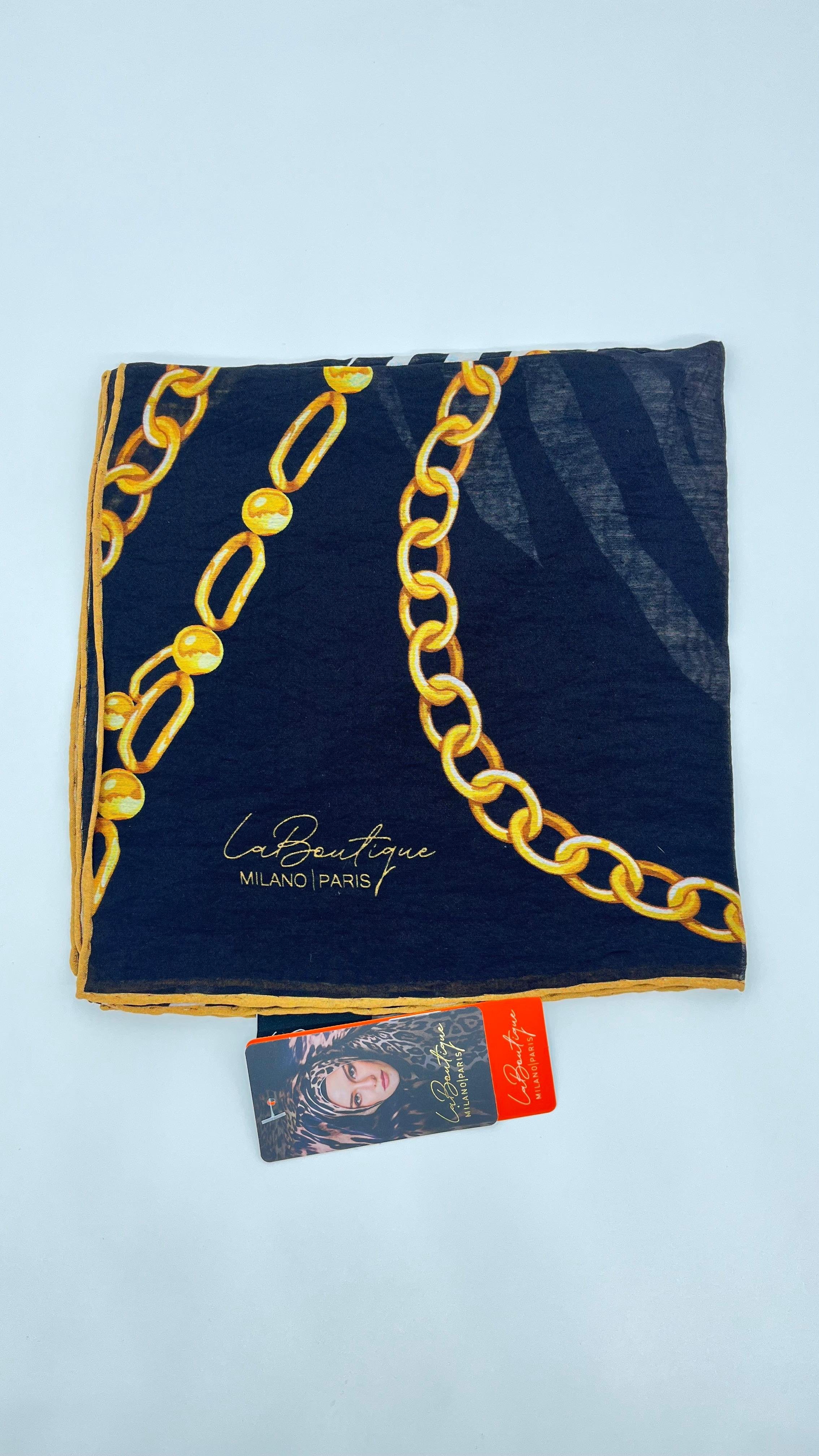 La Boutique Yaz Esintisi %100 Organik Eşarp - 1