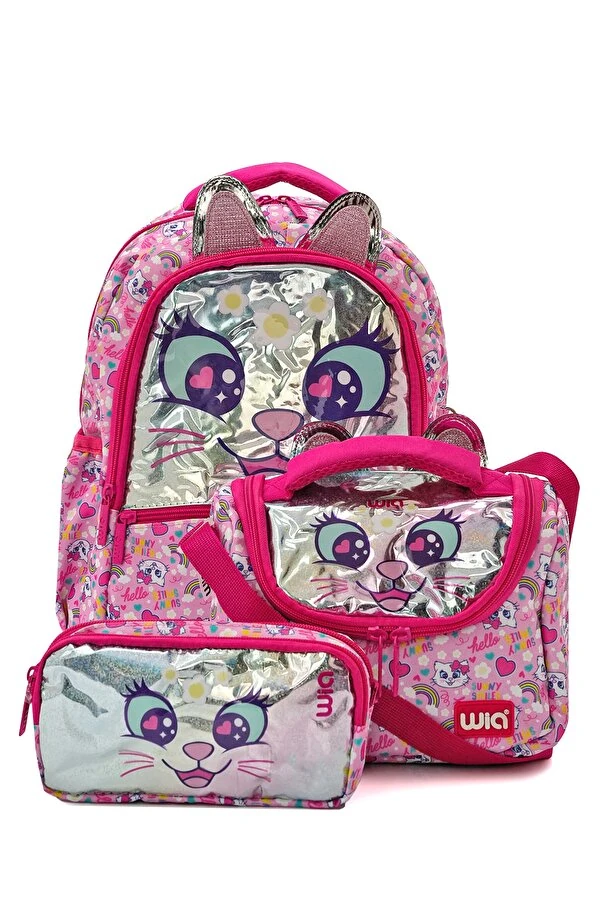 Wia Sweet Cat Kız Çocuk İlkokul Çantası