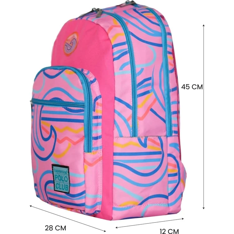 Cambridge Polo Club Wave Çift Ana Bölmeli Unisex Çocuk İlkokul Çanta
