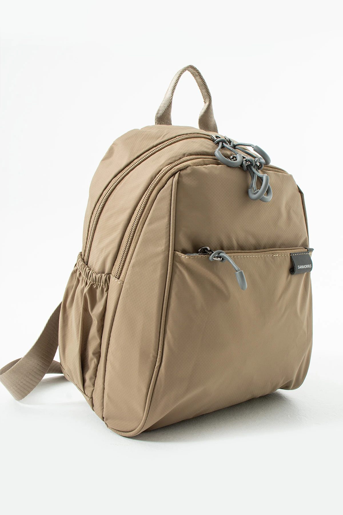 San Suya Dayanıklı Paraşüt Kumaş 4 Gözlü Laptop Bölmeli Seyahat İş Okul Sırt Çantası SAN6009 - HAKİ