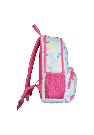 Benetton Kız Çocuk Anaokul Çantası Pembe Turkuaz