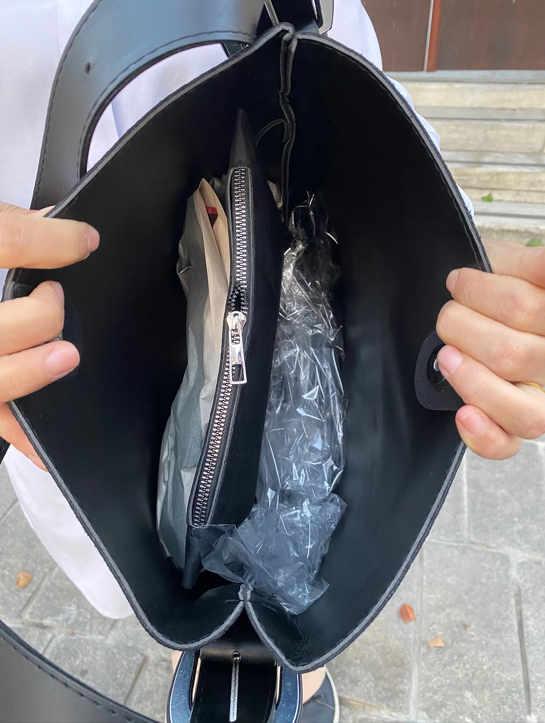 Intrecciato Örgülü Suni Deri Kol Çantası 