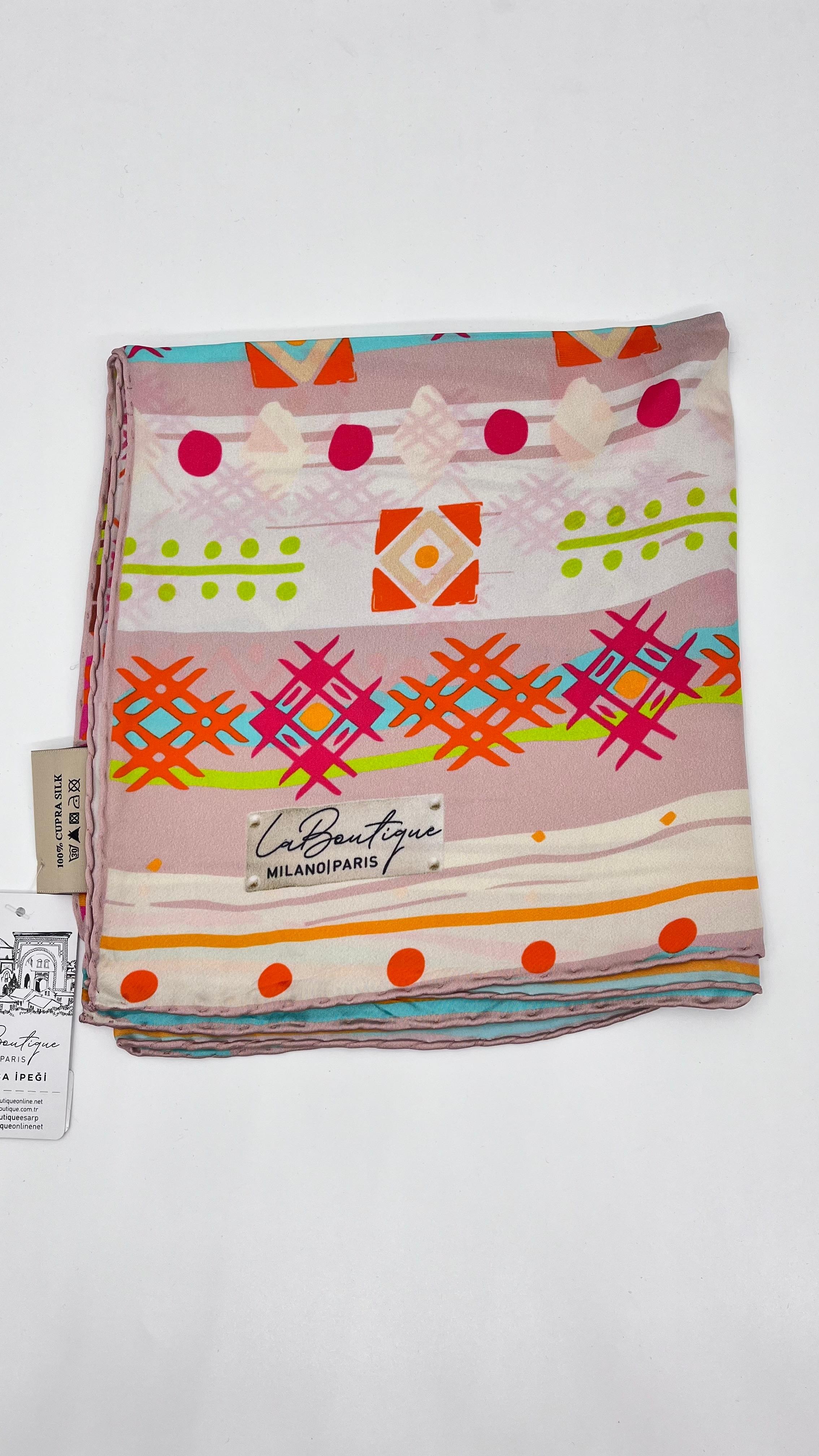 La Boutique Yaz Esintisi %100 Organik Eşarp - 3
