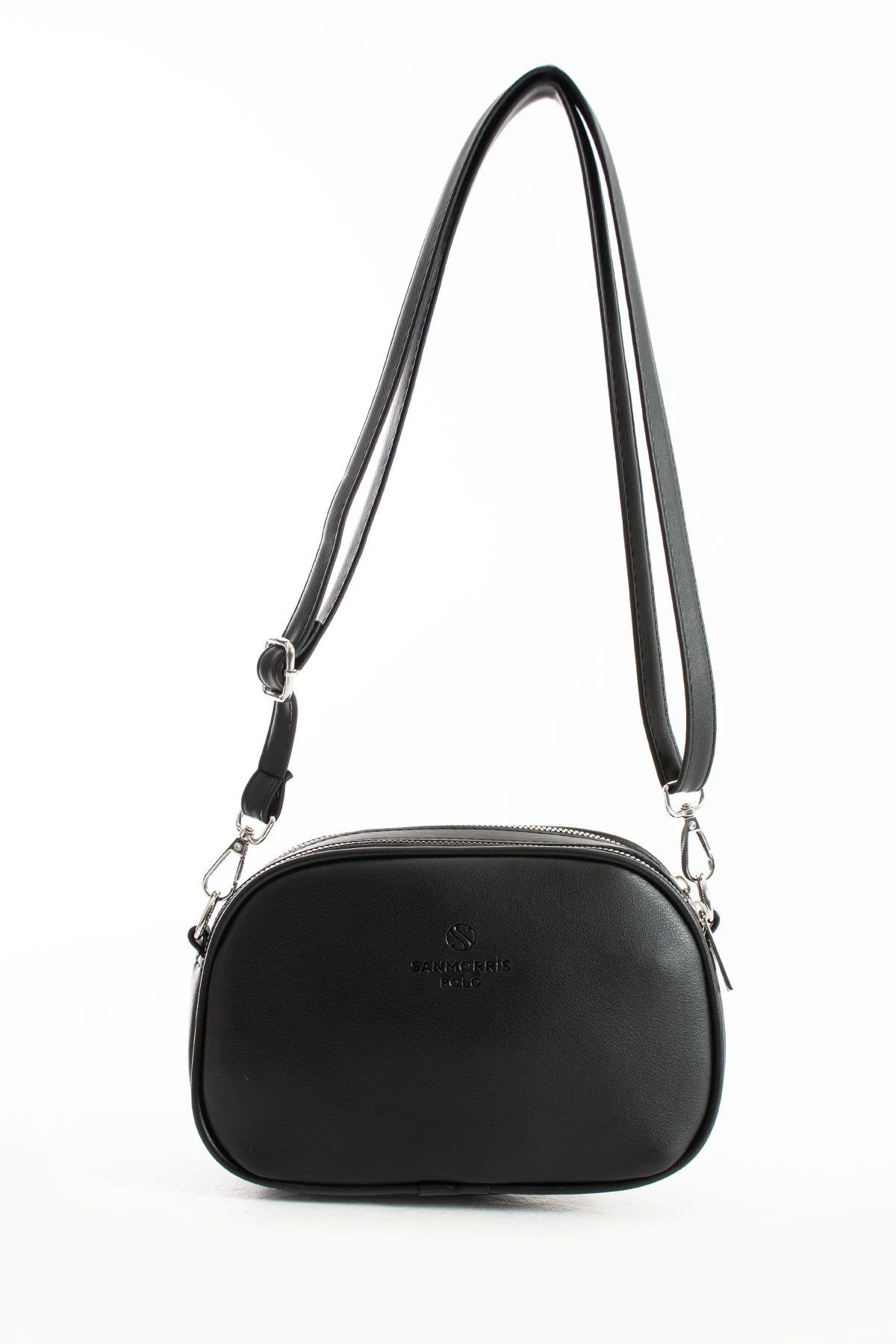 San Kadın Ayarlanabilir Çapraz Askılı 3 bölmeli Omuz ve Çapraz Çanta San1423