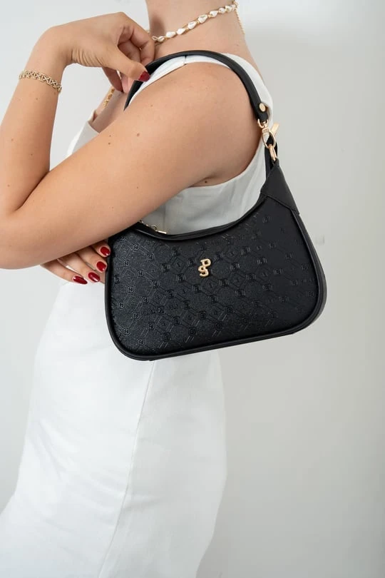 Silver & Polo 1180 P.Baskı Bej Kadın Omuz Çantası