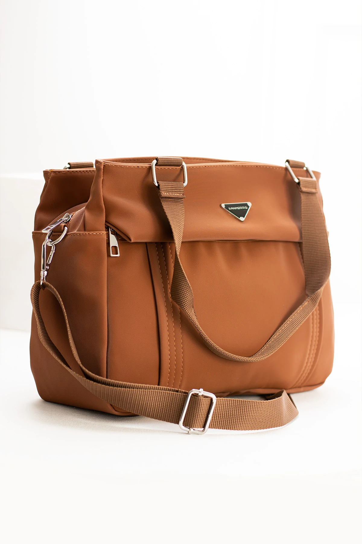 San Kadın 5 Bölmeli Ayarlanabilir Çapraz Askılı El Ve Omuz Çantası SAN1416