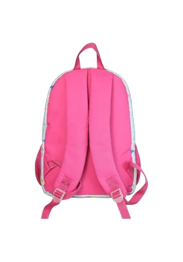 Benetton Kız Çocuk Anaokul Çantası Pembe Turkuaz