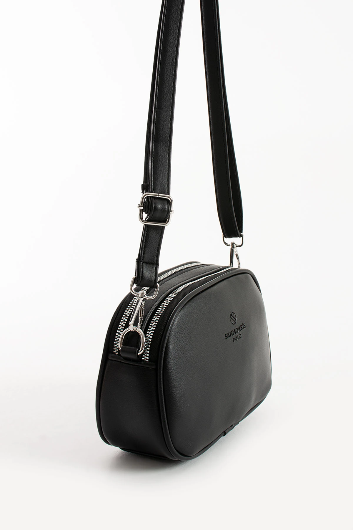 San Kadın Ayarlanabilir Çapraz Askılı 3 bölmeli Omuz ve Çapraz Çanta San1423