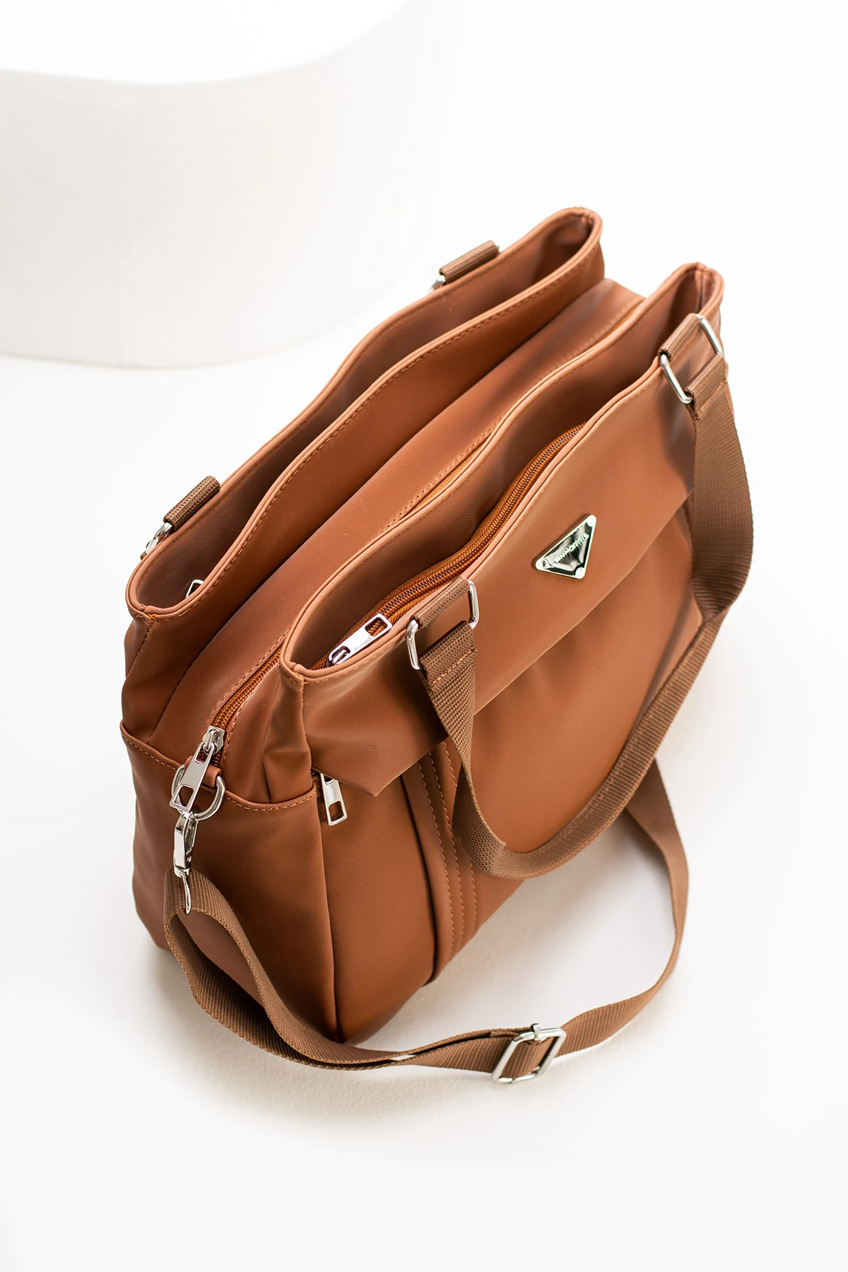 San Kadın 5 Bölmeli Ayarlanabilir Çapraz Askılı El Ve Omuz Çantası SAN1416