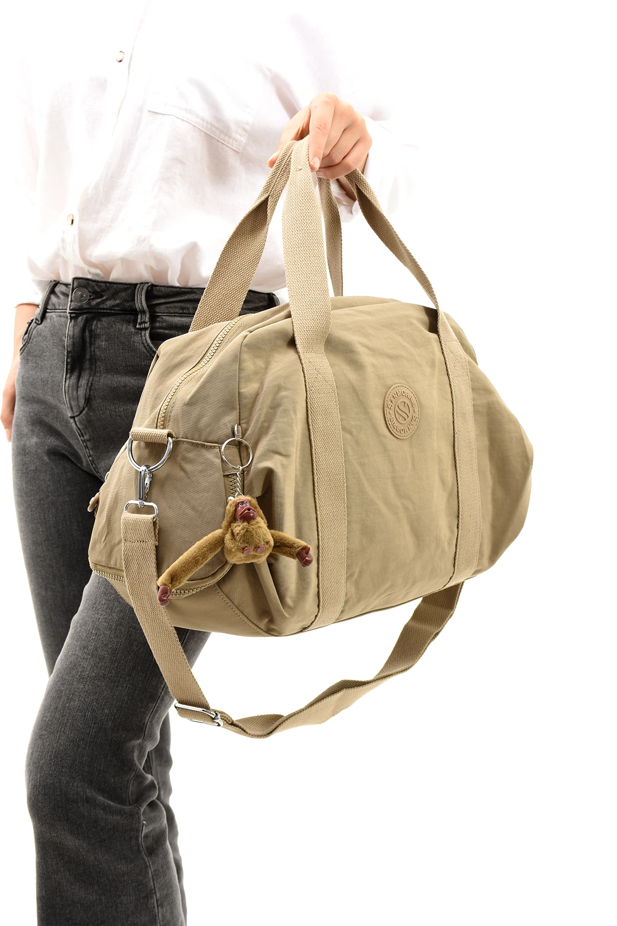 San İthal Orjinal Kanvas Kumal Seyehat Çantası - HAKİ