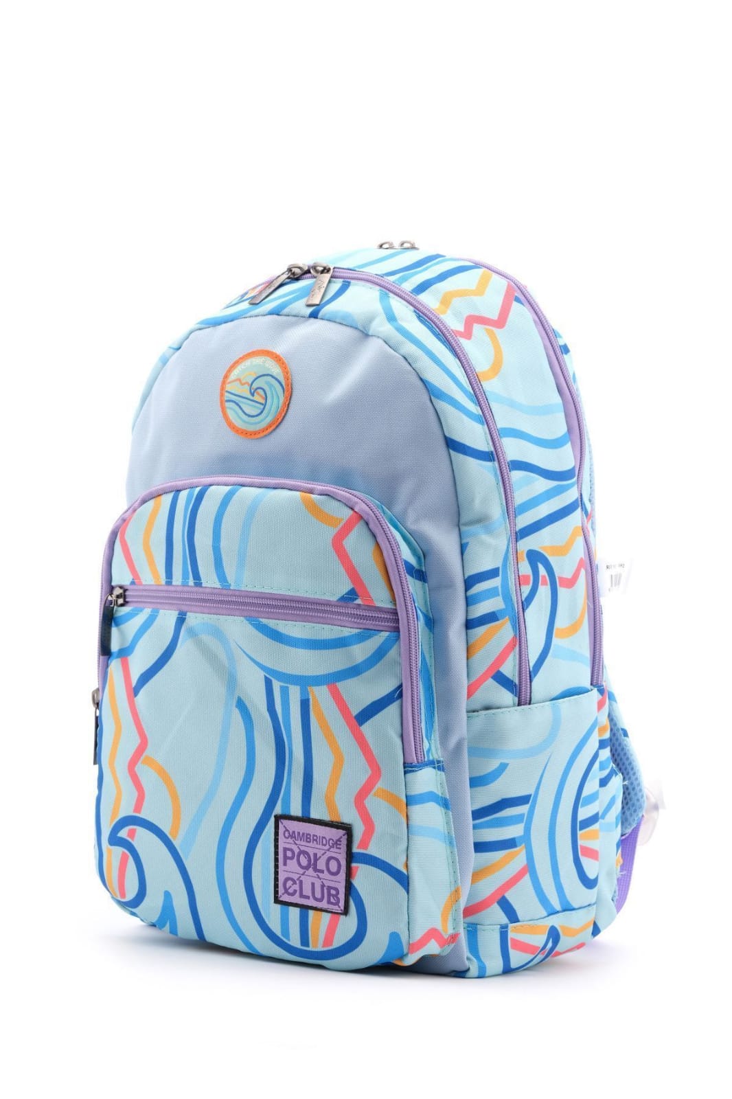 Cambridge Polo Club Wave Çift Ana Bölmeli Unisex Çocuk İlkokul Çanta Set