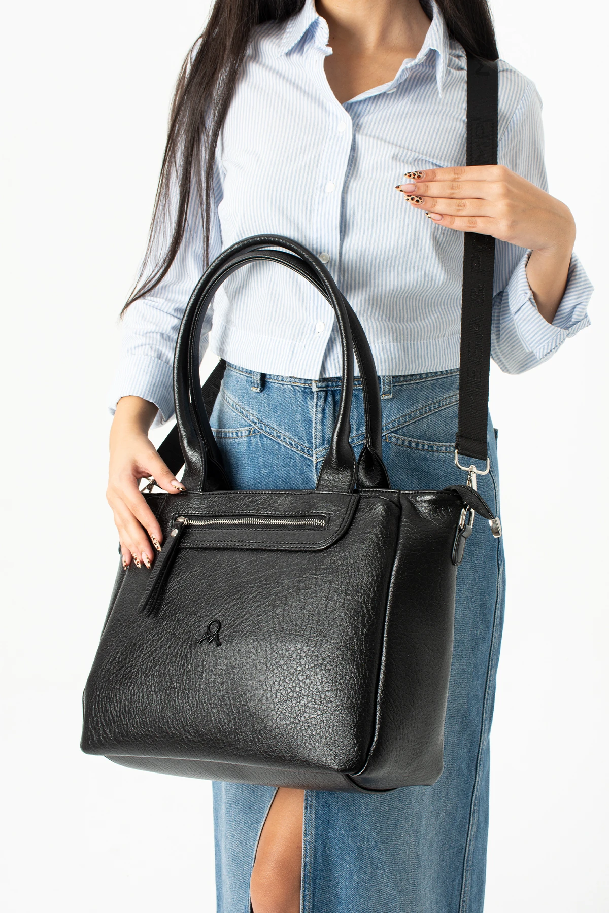 Mega İthal Deri Kol ve Omuz Çantası