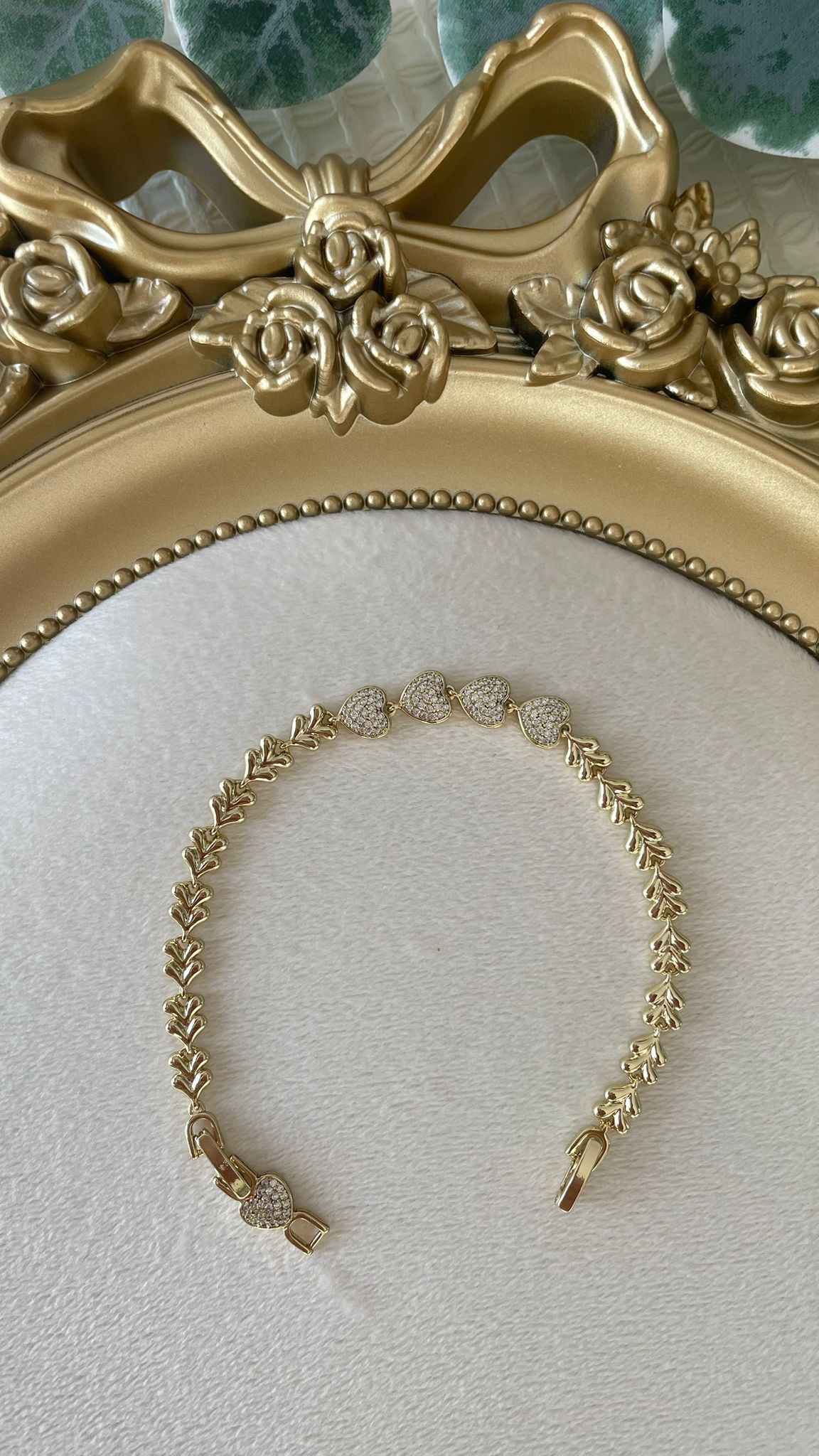 Vip 14K Kalpli Taşlı Bileklik