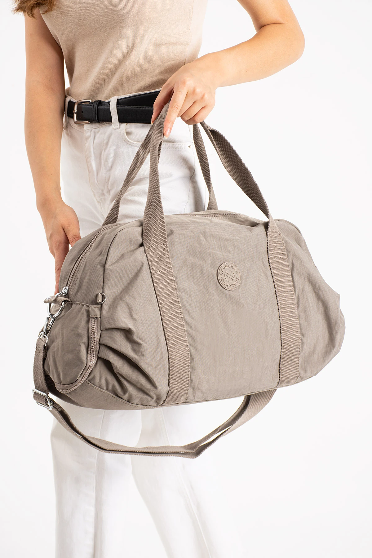 San İthal Orjinal Kanvas Kumal Seyehat Çantası - SAND KUM