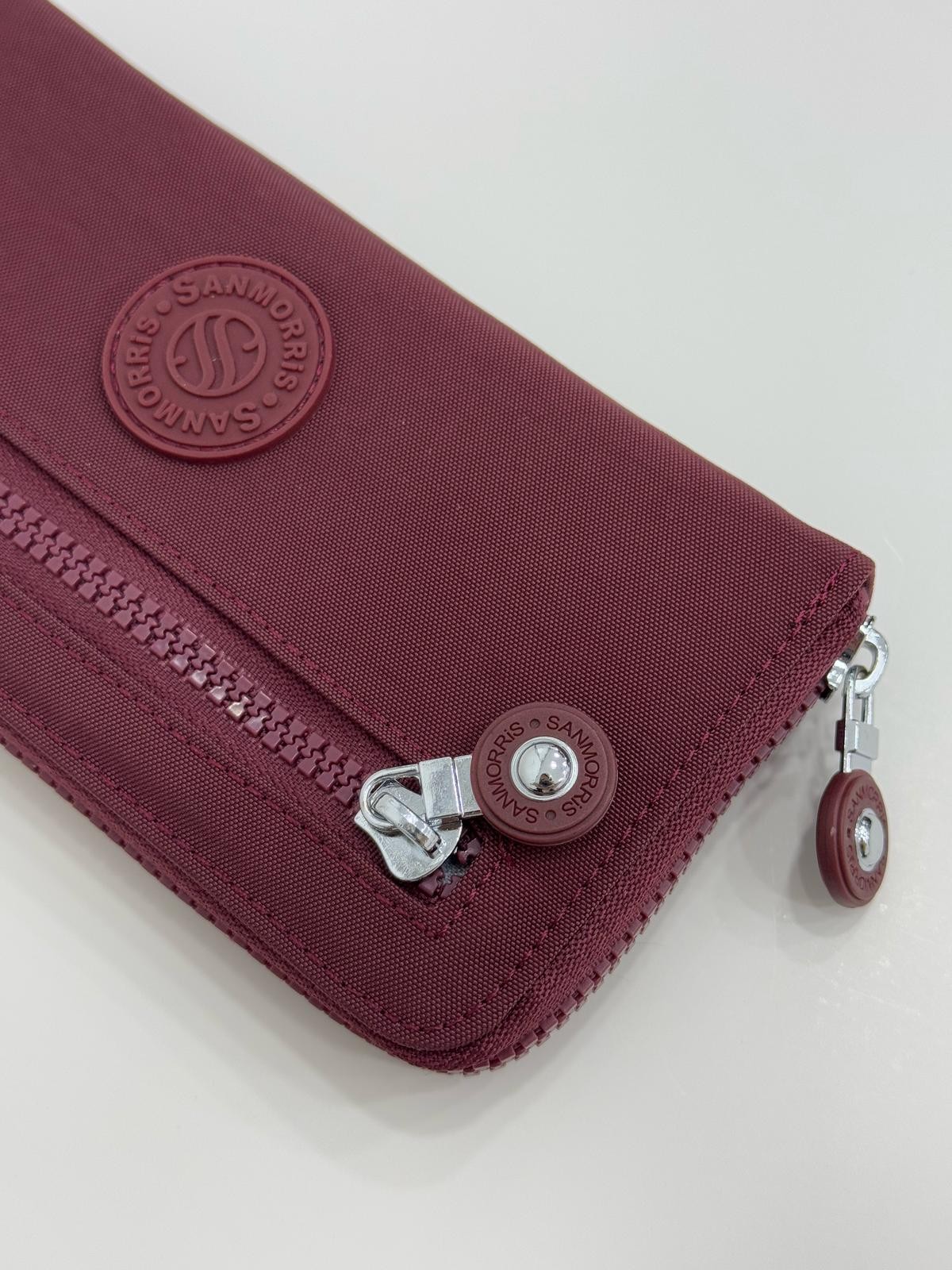 San Kırinkıl Kumaş Cüzdan SAN3070 - BORDO