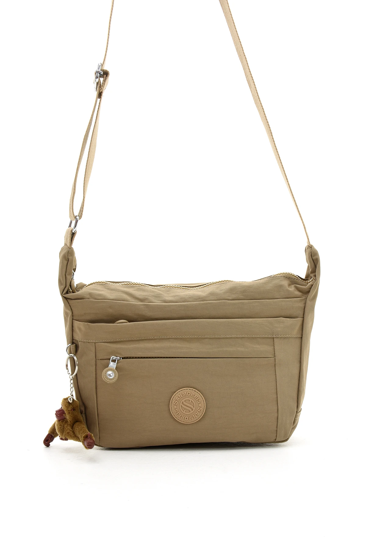 San İthal Orjinal Kanvas Kumaş Çapraz ve Okul Çantası - HAKİ