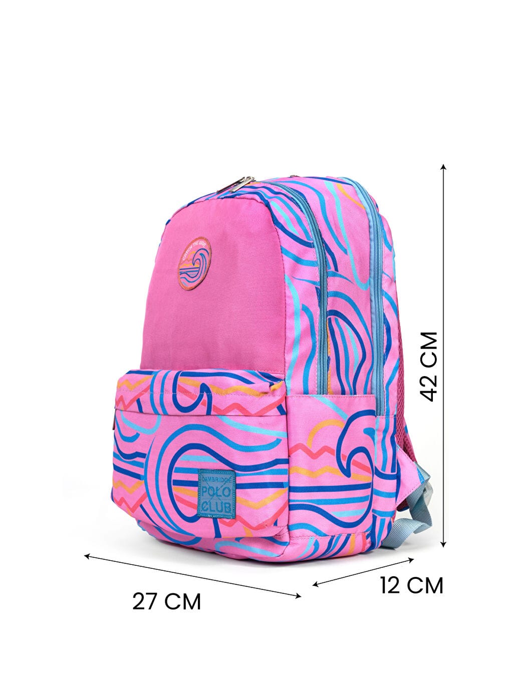 Cambridge Polo Club Wave Çift Ana Bölmeli Unisex Çocuk İlkokul Çanta