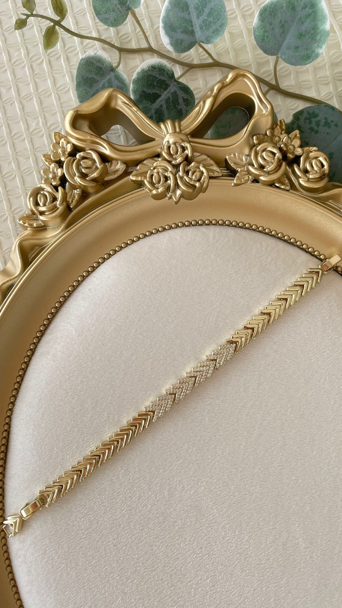 Vip Üçgen Taşlı 14K Bileklik