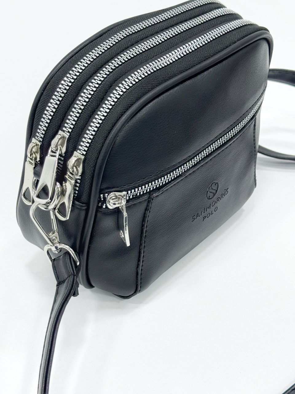 San İthal Suni Deri Çapraz Çanta