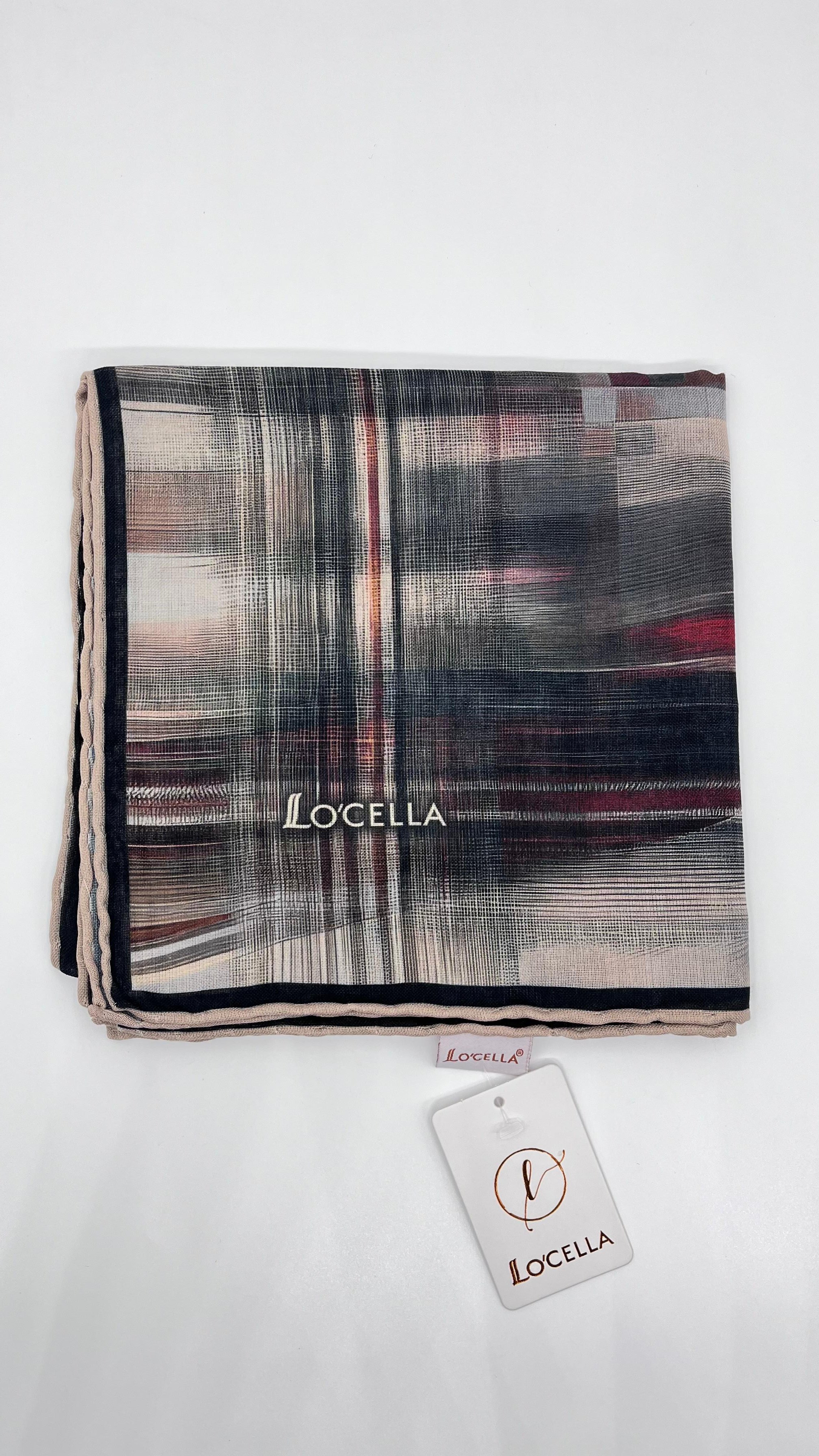 Locella Desenli Soft Eşarp - 1