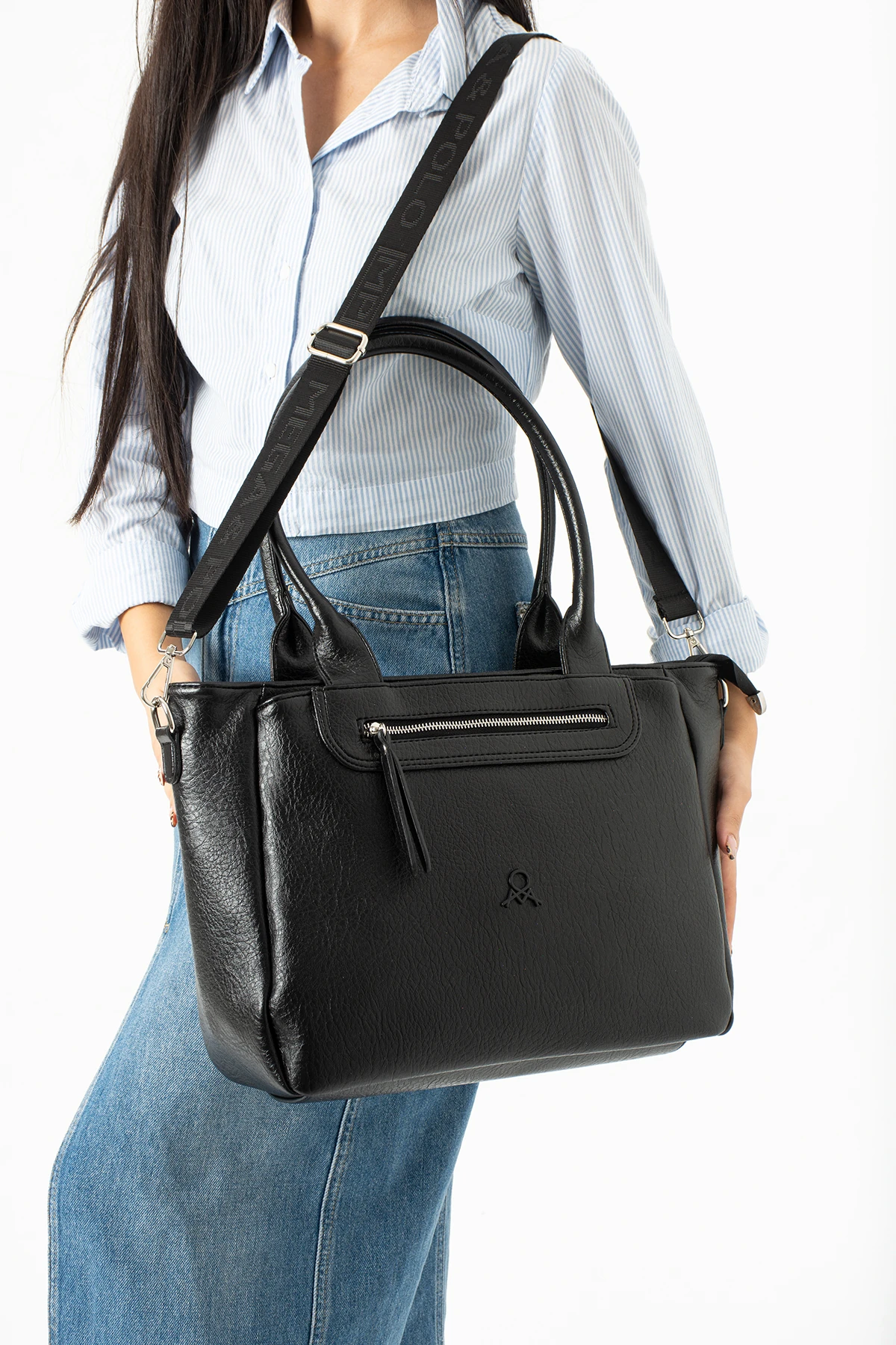 Mega İthal Deri Kol ve Omuz Çantası