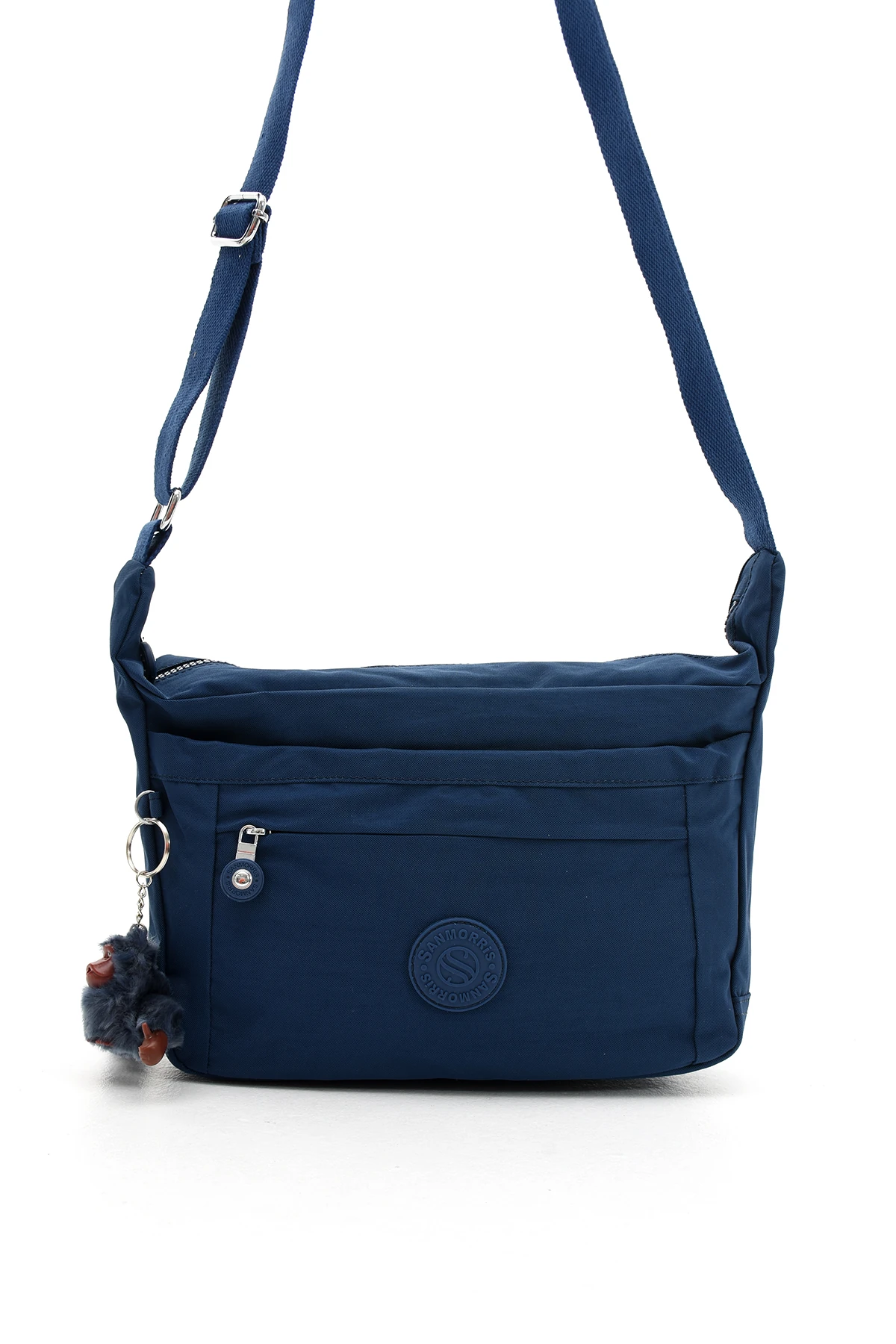 San İthal Orjinal Kanvas Kumaş Çapraz ve Okul Çantası - LACİVERT