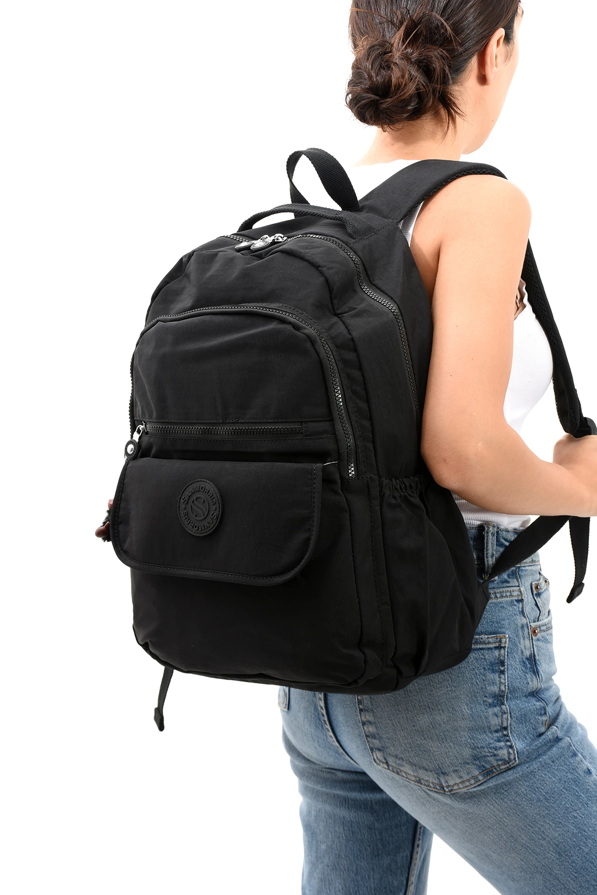 San Orjinal Kanvas Sırt Çantası - SİYAH