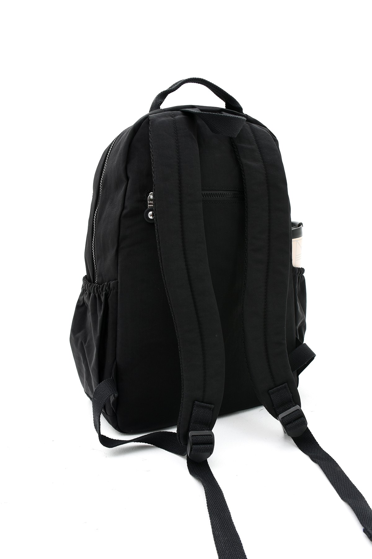 Sanmorris Unisex Suya Dayanıklı Krinkıl Kumaş Çok Gözlü Orta Boy Laptop Okul Ve Sırt Çantası SAN3013