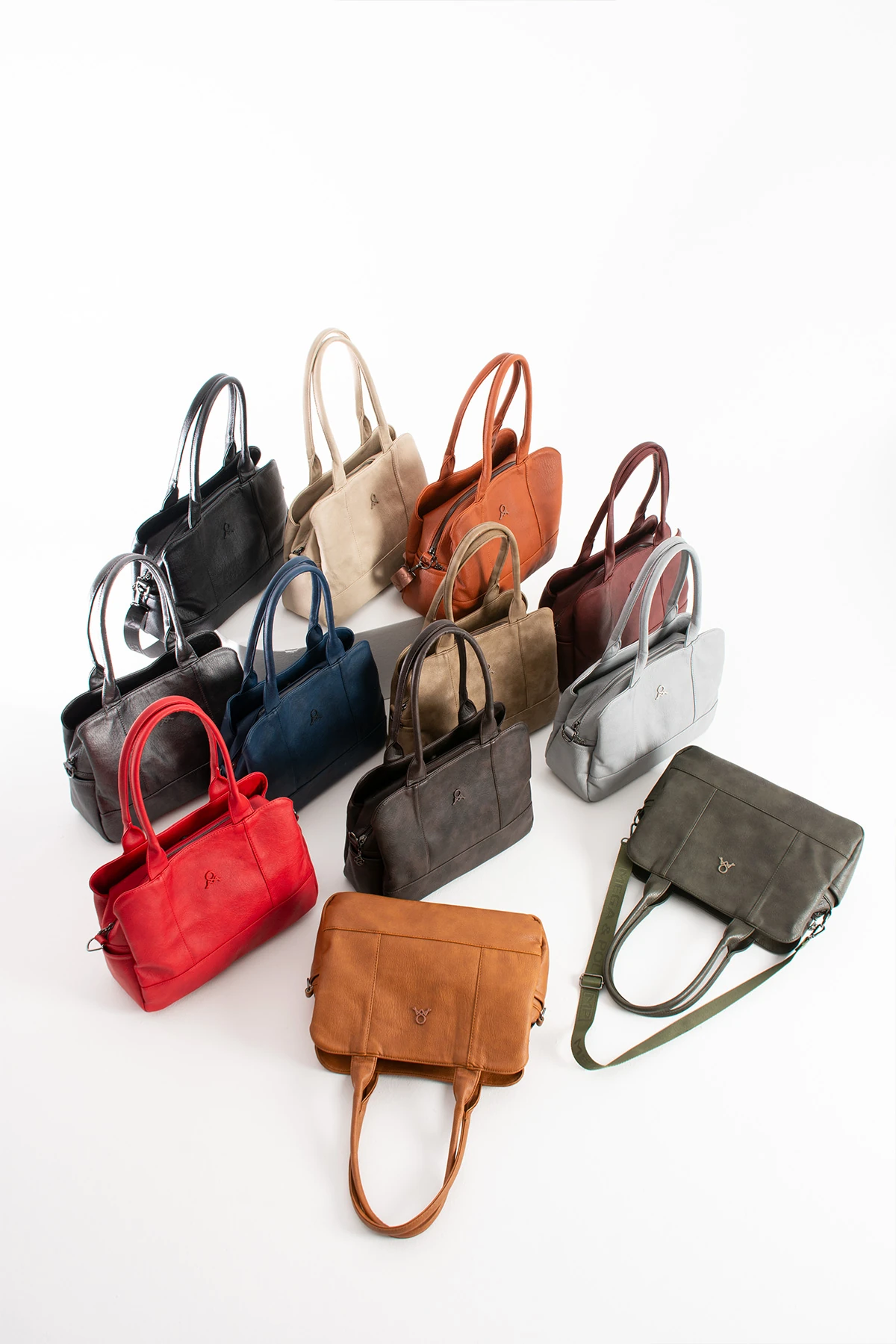 Mega İthal Deri El ve Çapraz Çanta