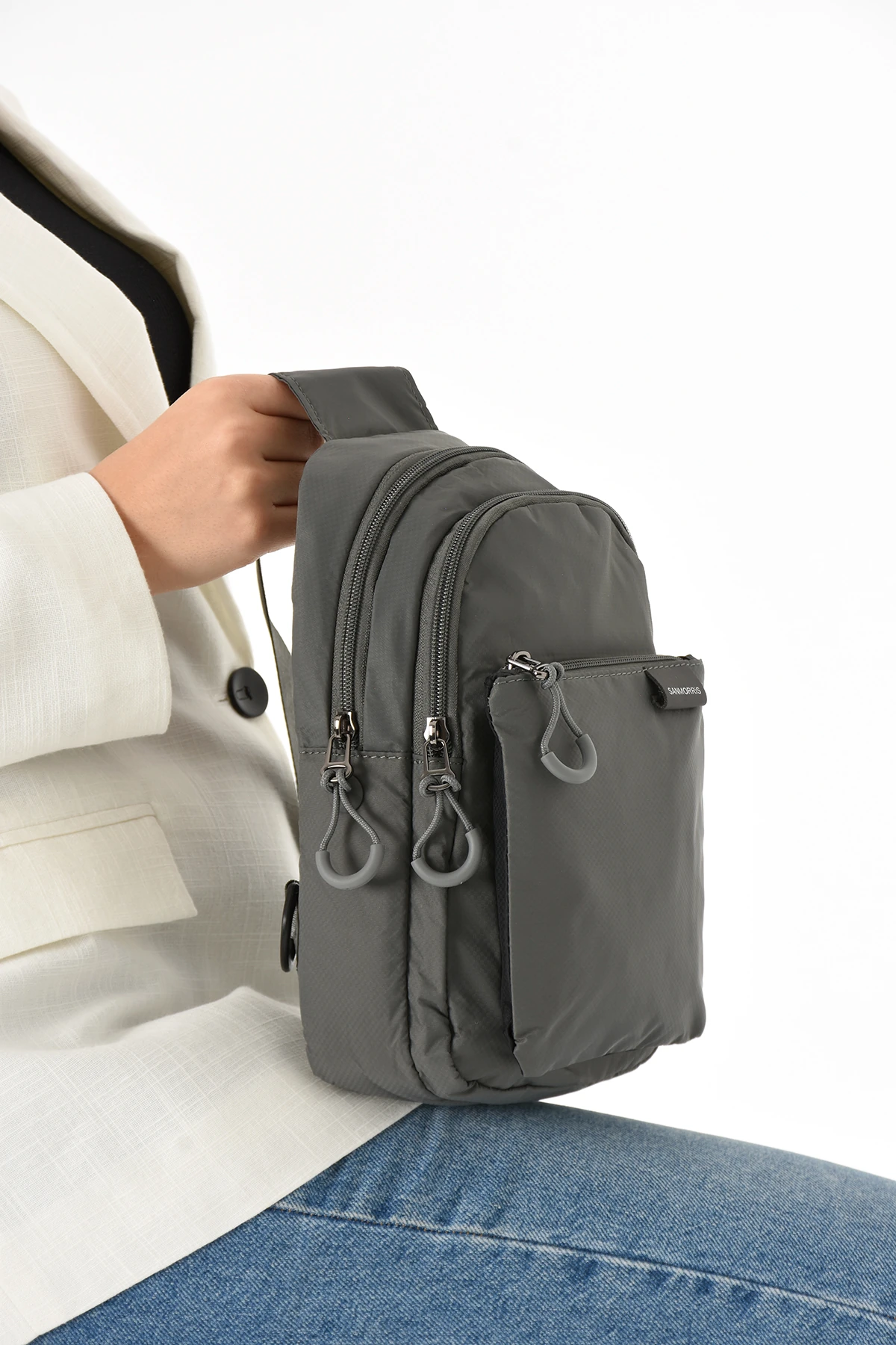 San İthal Kumaş Göğüs Çantası SAN6004