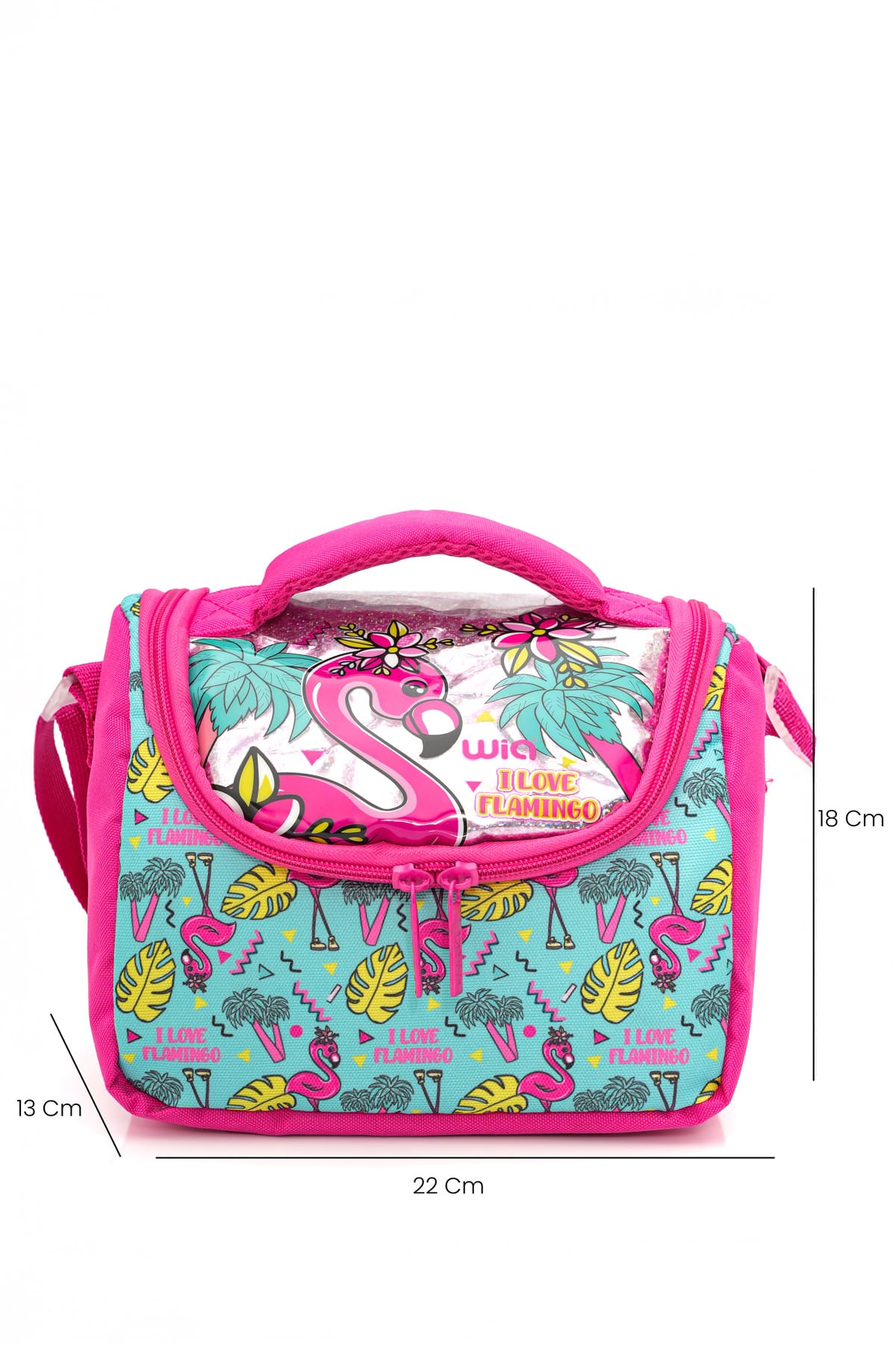 Wia Flamingo Desenli 3'lü Okul Çantası Seti