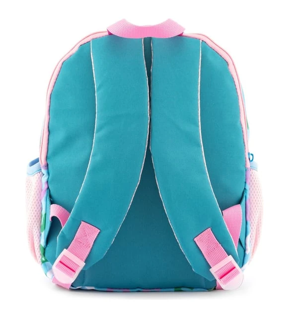 Benetton Harf Baskılı Kız Çocuk Anaokulu Çantası Turkuaz Pembe