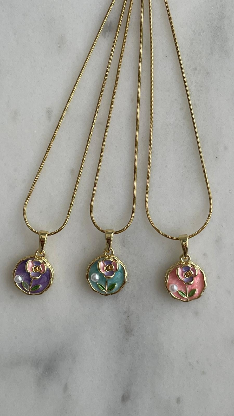 Çelik Gold Sanat Kolye 