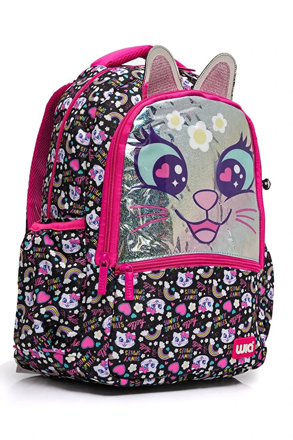 Wia Sweet Cat Kız Çocuk İlkokul Çantası