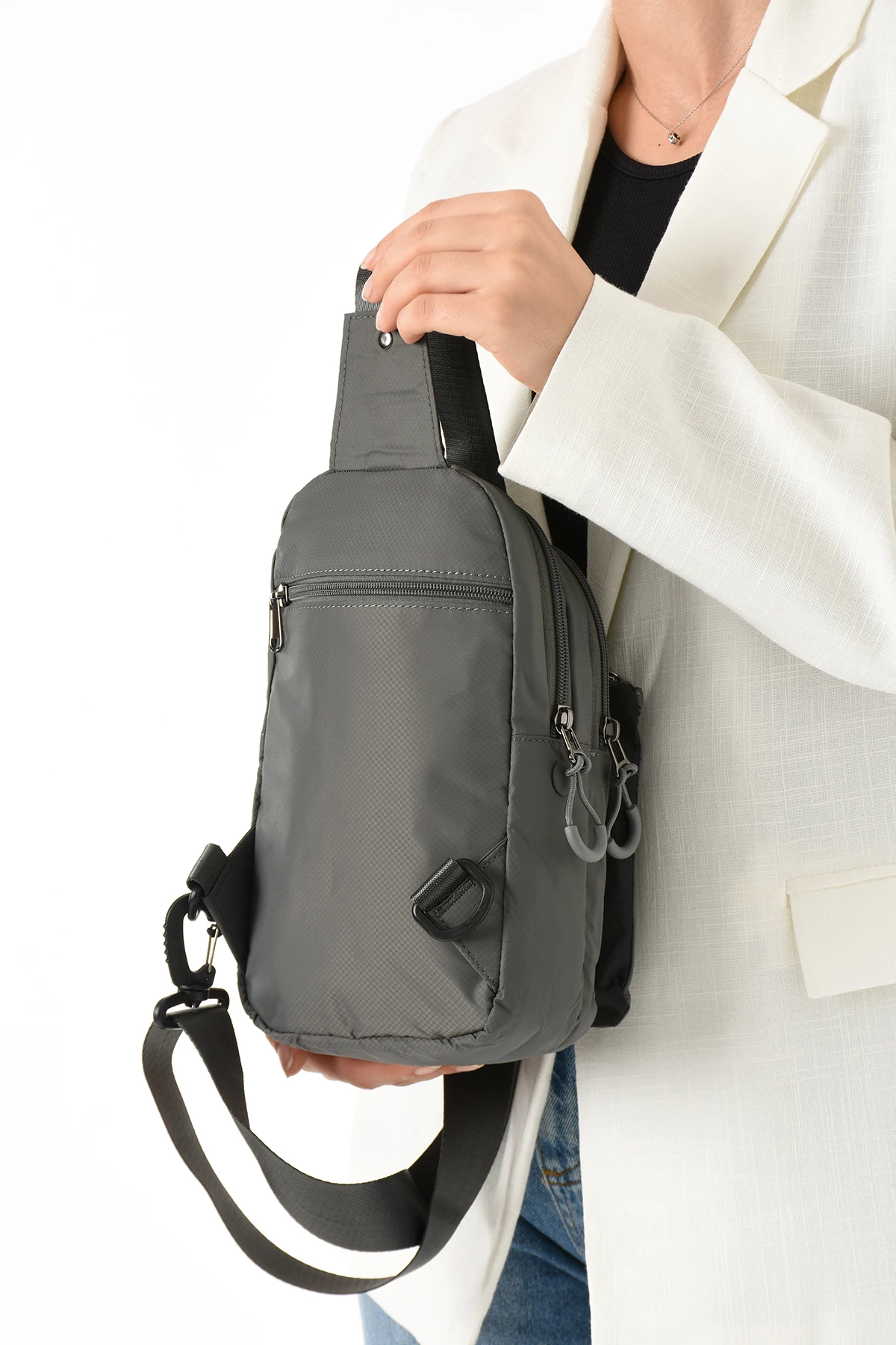 San İthal Kumaş Göğüs Çantası SAN6004