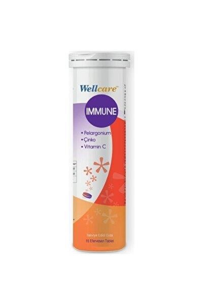 Wellcare Immune Pelargonium ve Çinko İçeren 15 Efervesan Tablet