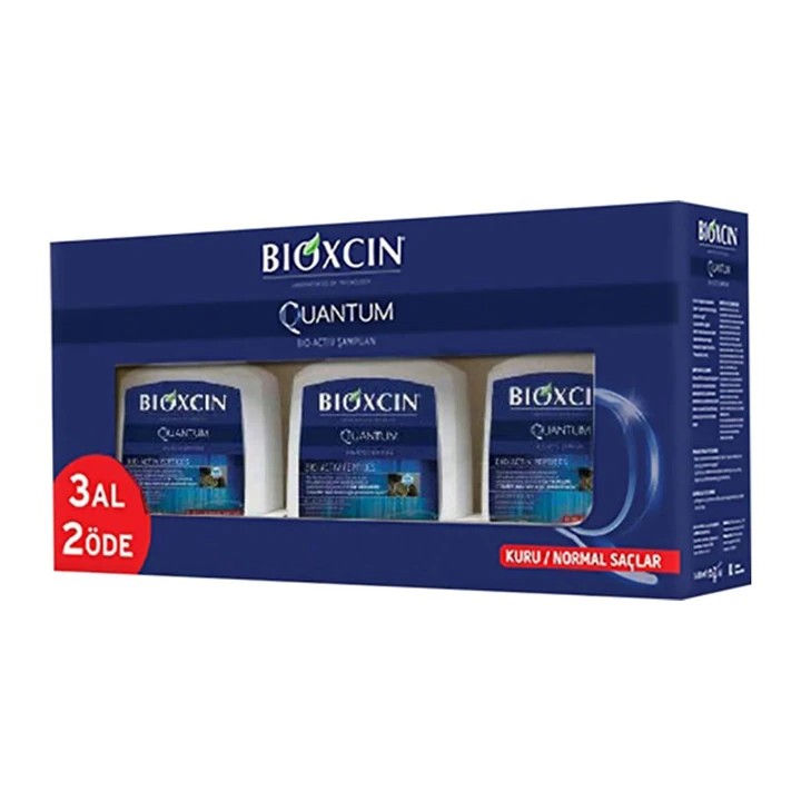Bioxcin Quantum Şampuan 3al 2öde (Kuru-Normal Saçlar)
