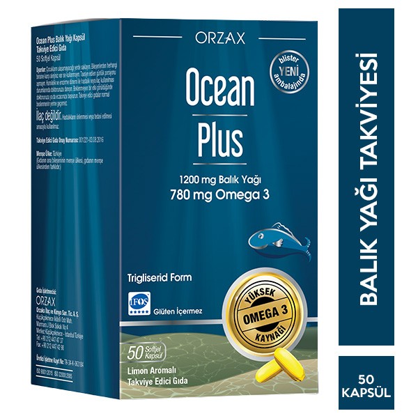 Orzax Ocean Plus 50 Kapsül