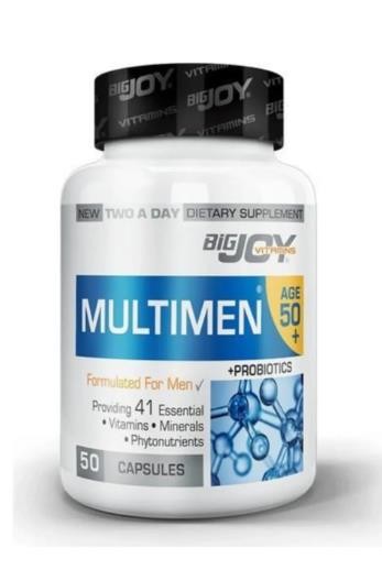 Suda Vitamin Multimen 50+ Erkekler İçin Multivitamin 50 Bitkisel Kapsül