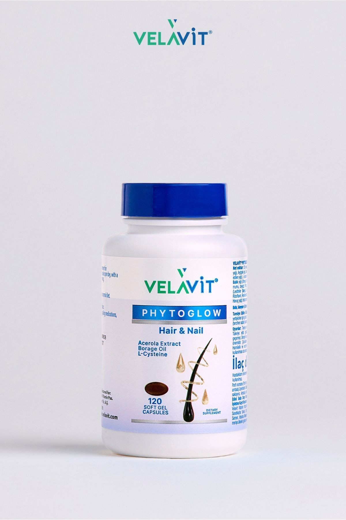 VELAVIT PHYTOGLOW HAIR&NAIL 120 SOFTGEL CAPSULE