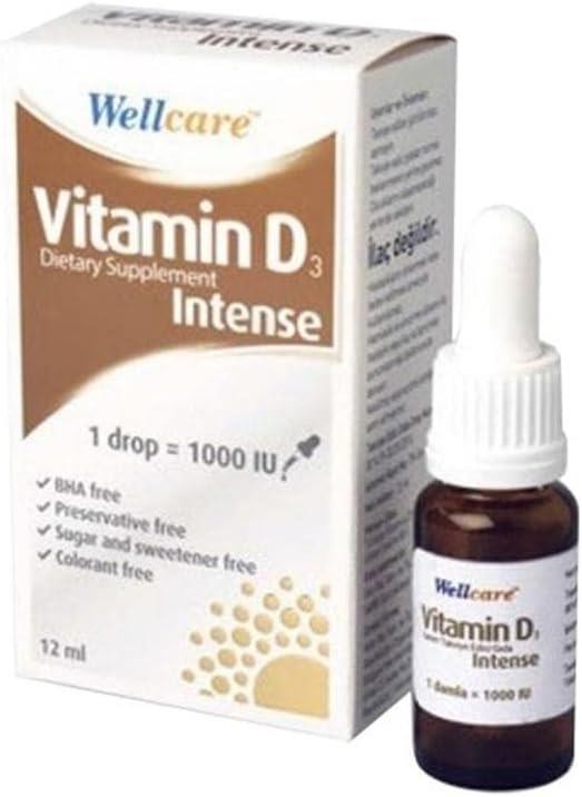 Wellcare Vitamin D3 Intense Takviye Edici Gıda 12 ml