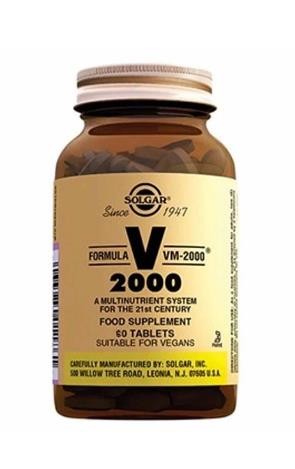 Solgar Formula VM-2000 Multivitamin ve Mineral 60 Tablet