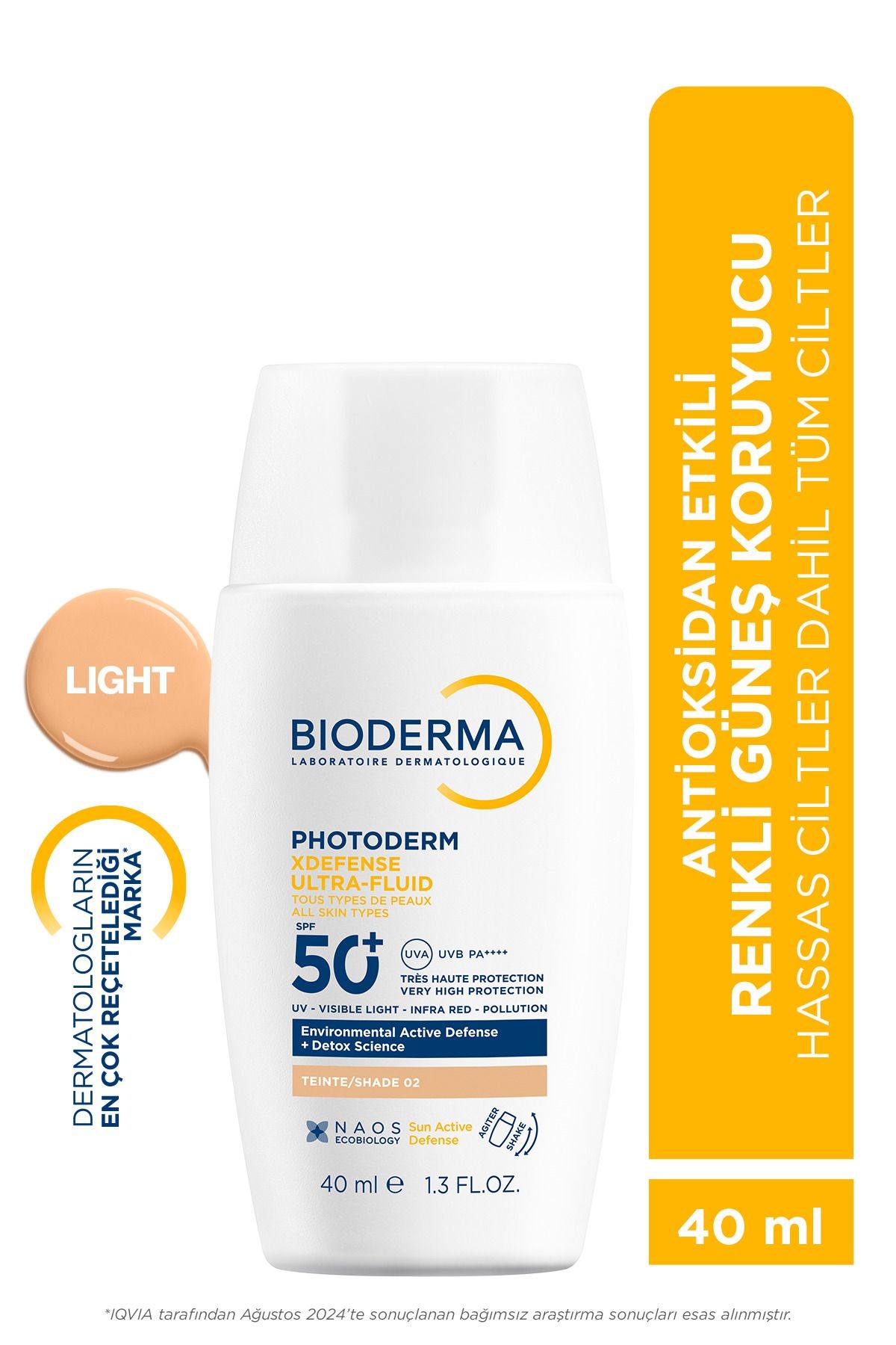 BIODERMA XDEFENSE 50 SPF 02 TİNTED