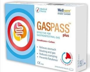Wellcare Gaspass Plus 20 Bilayer Tablet