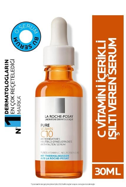 La Roche Posay Saf C Vitamini Işıltı Veren Antioksidan Serum 30 ml