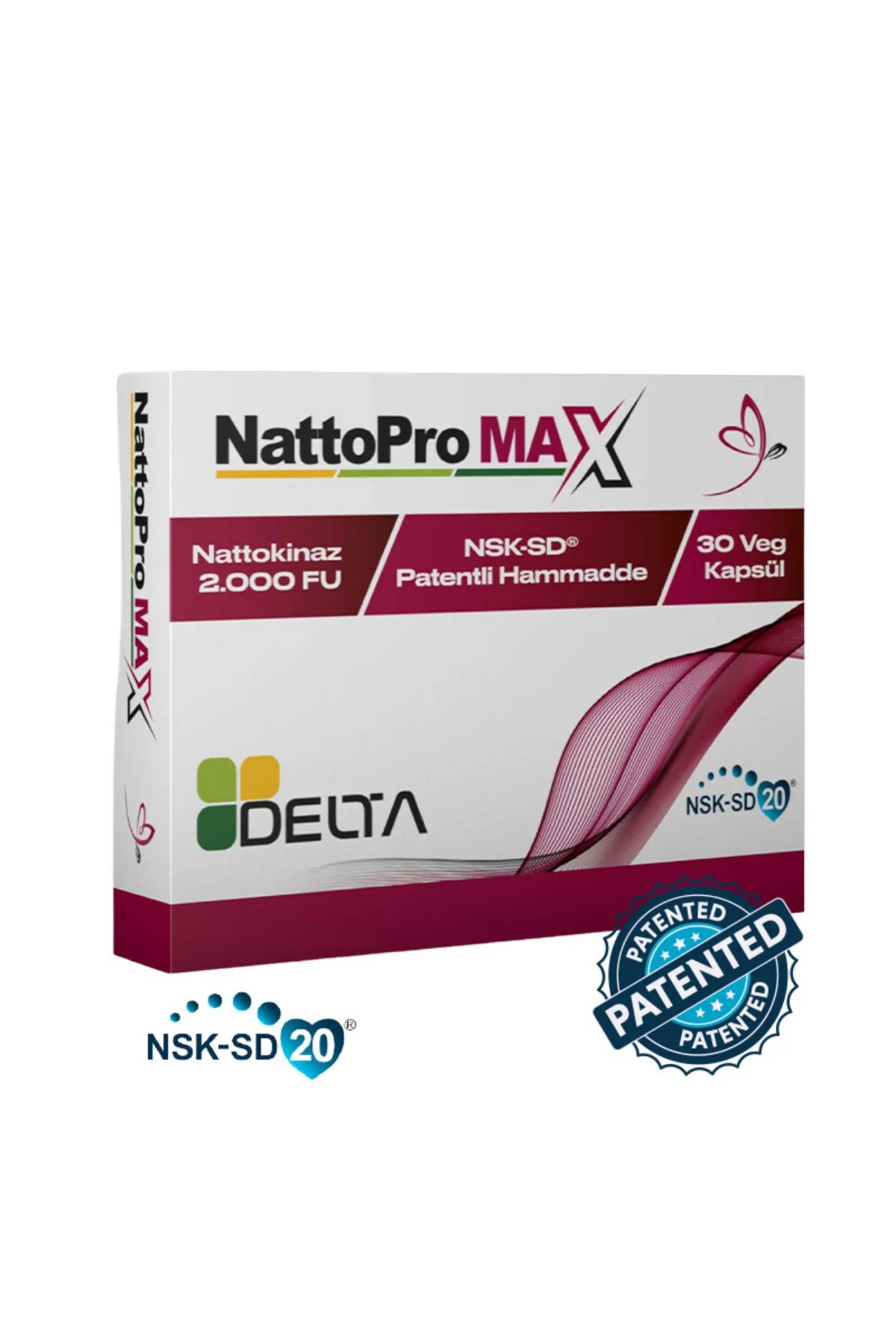 Dens Delta Naturel DELTA Nattopromax 30 Kapsül