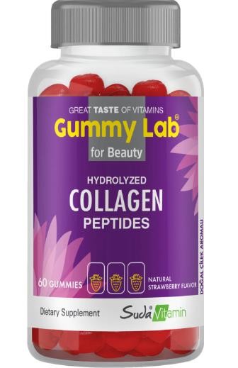 Suda Vitamin Gummy Lab Hydrolyzed Collagen Peptides 60 Gummy